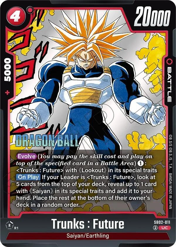 Trunks : Future - SB02-011 Holofoil