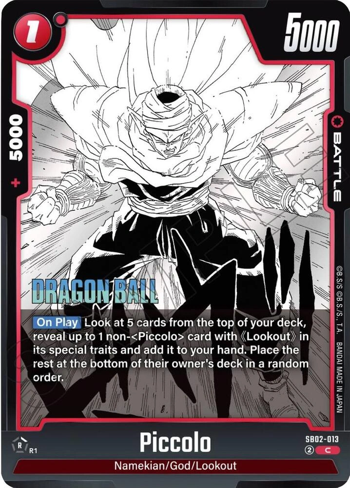 Piccolo - SB02-013 Holofoil