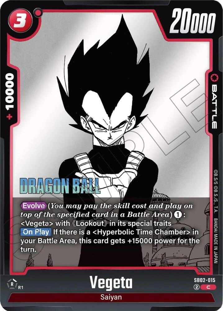 Vegeta - SB02-015 Holofoil