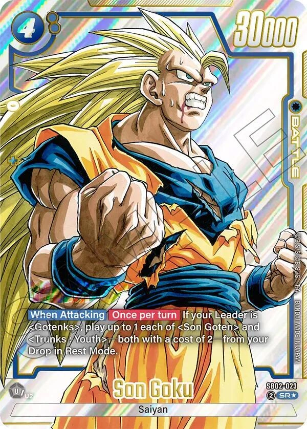 Son Goku - SB02-023 (Alternate Art) Holofoil
