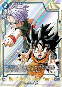 Son Goten/Trunks : Youth (Alternate Art) Holofoil SB02-025