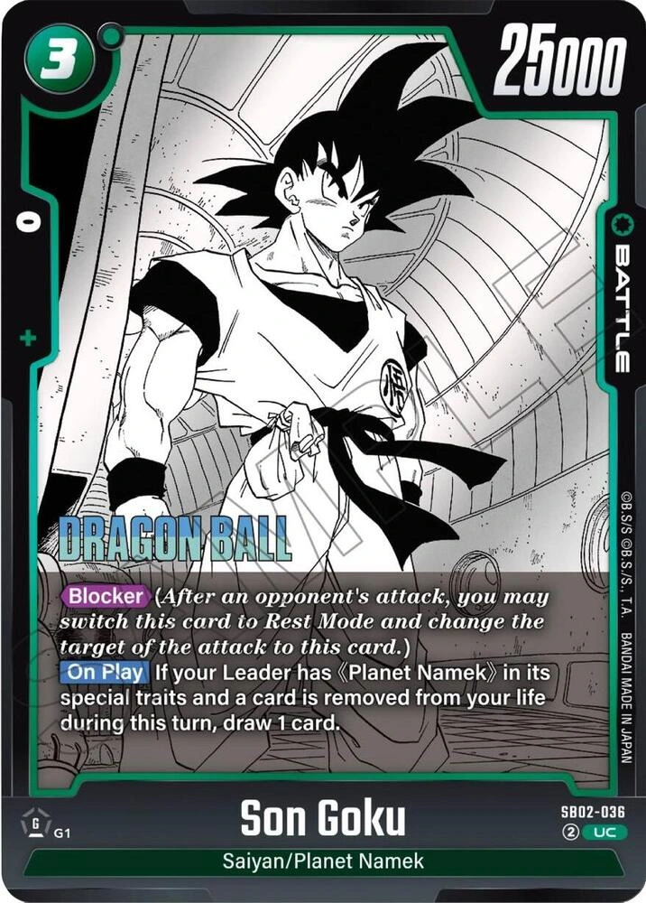 Son Goku - SB02-036 Holofoil