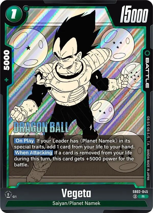 Vegeta - SB02-045 Holofoil