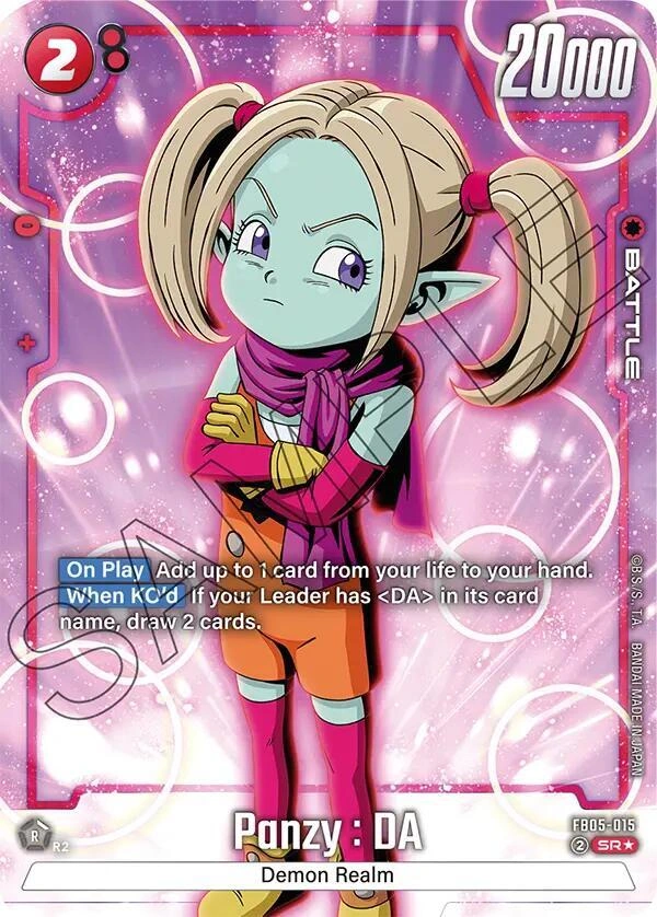 Panzy : DA - FB05-015 (Alternate Art) Holofoil