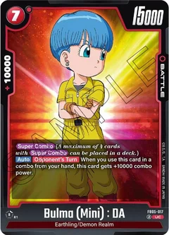 Bulma (Mini) : DA FB05-017