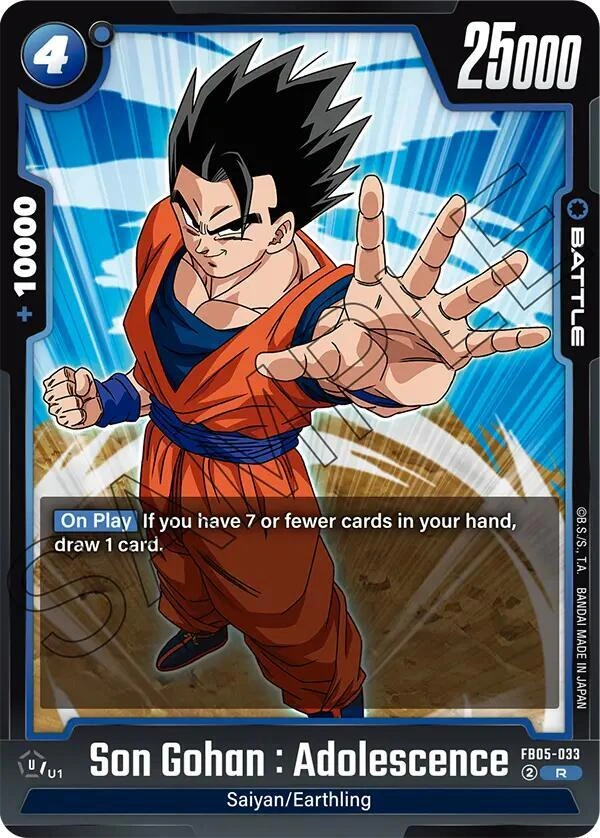 Son Gohan : Adolescence - FB05-033 Holofoil