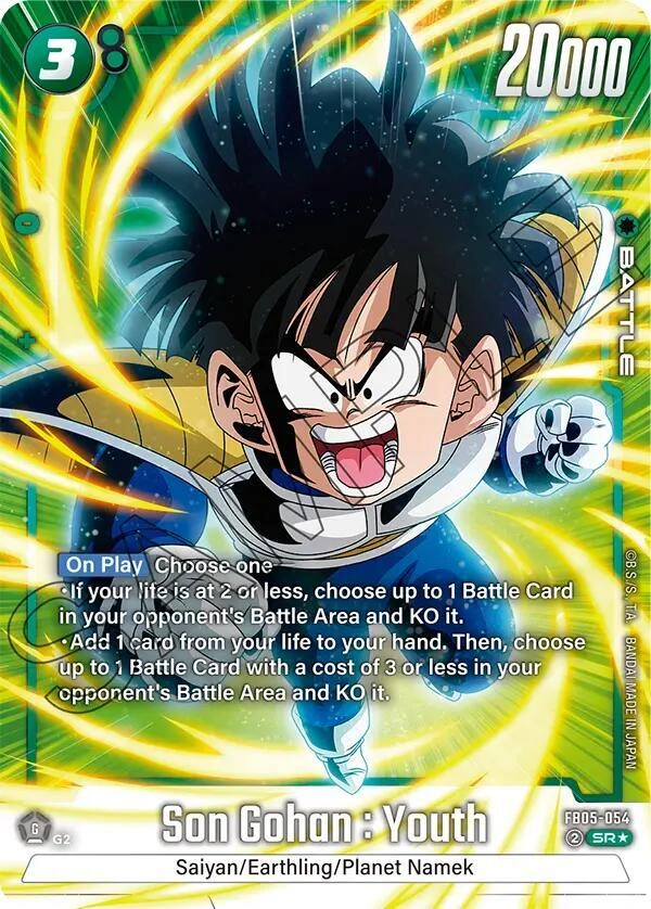 Son Gohan : Youth (Alternate Art) Holofoil