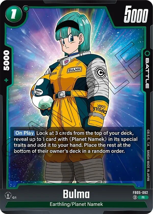 Bulma - FB05-062 Holofoil