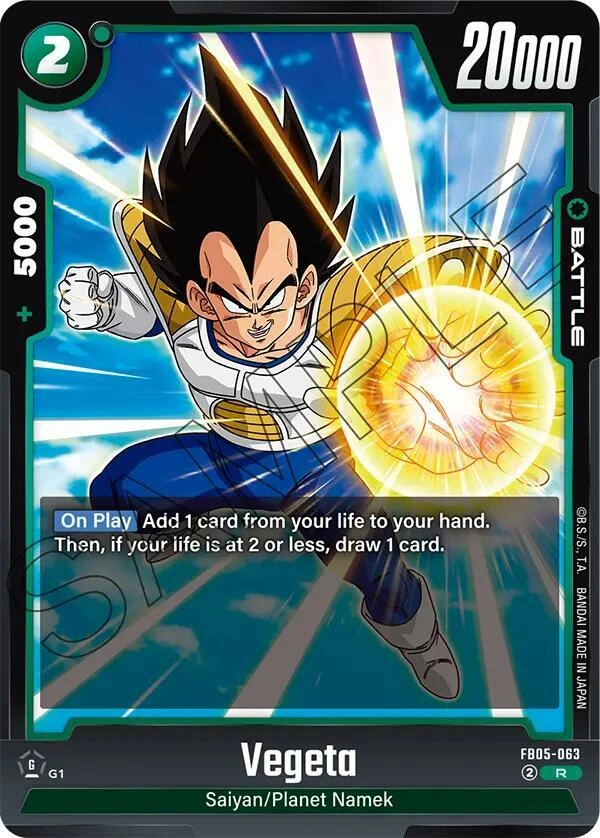Vegeta - FB05-063 Holofoil