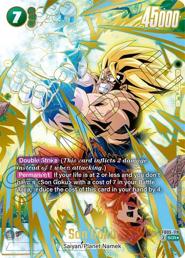 Son Goku - FB05-119 (Alternate Art) Holofoil