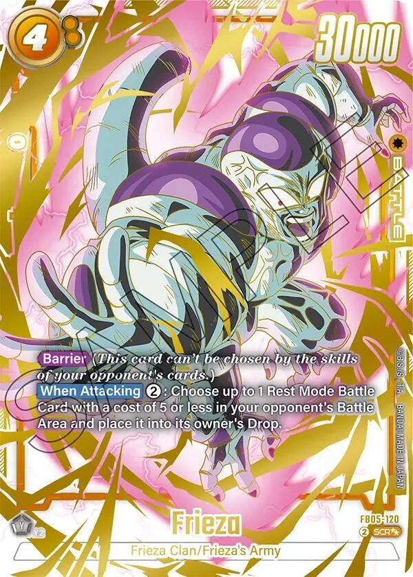 Frieza - FB05-120 (Super Alternate Art) Holofoil