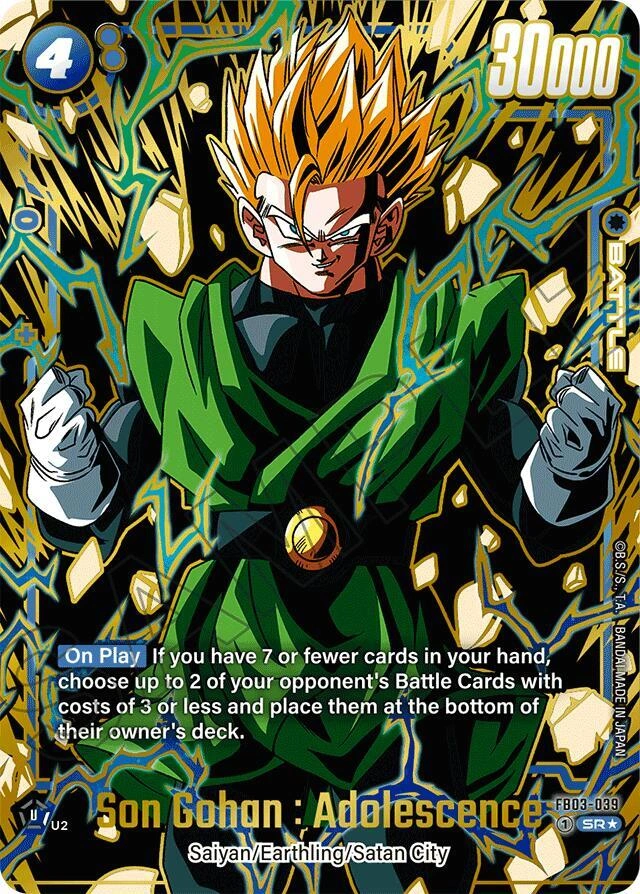 Son Gohan : Adolescence (Alternate Art) Holofoil
