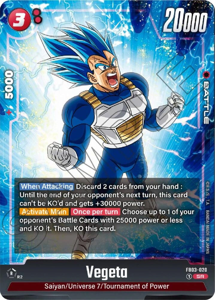 Vegeta - FB03-020 Holofoil