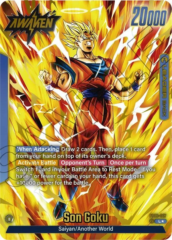 Son Goku - FB03-027 (Alternate Art) Holofoil