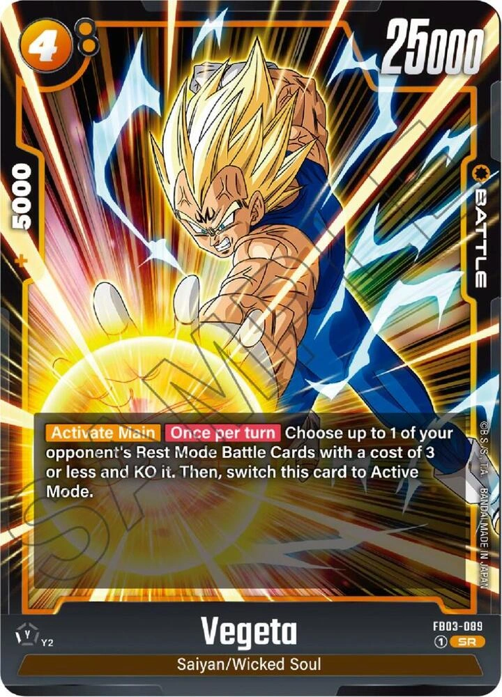 Vegeta - FB03-089 Holofoil