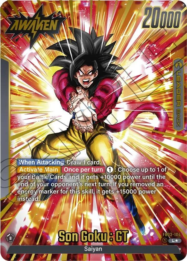 Son Goku : GT - FB03-104 (Alternate Art) Holofoil