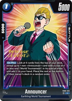 Announcer FB06-026