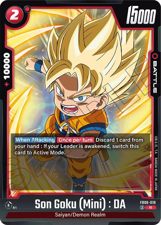 Son Goku (Mini) : DA - FB06-018 Holofoil