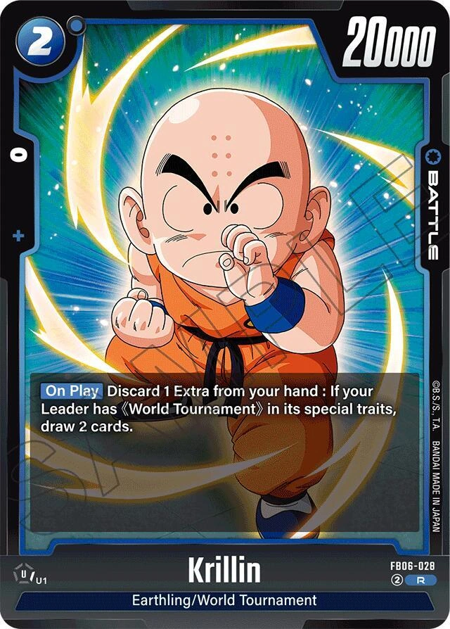 Krillin - FB06-028 Holofoil