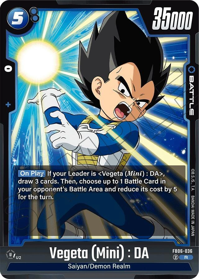 Vegeta (Mini) : DA - FB06-036 Holofoil