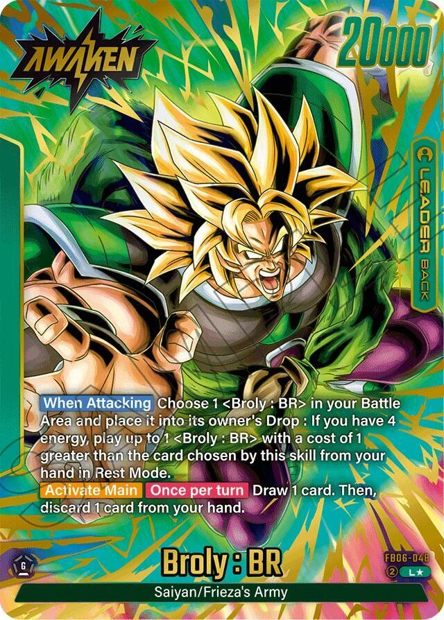 Broly : BR - FB06-048 (Alternate Art) Holofoil