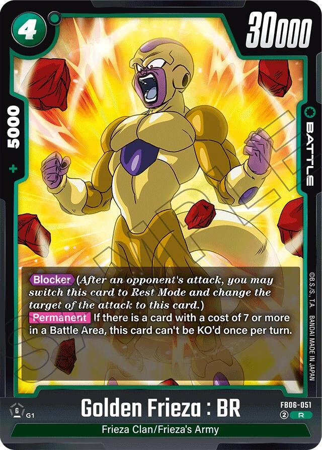 Golden Frieza : BR Holofoil