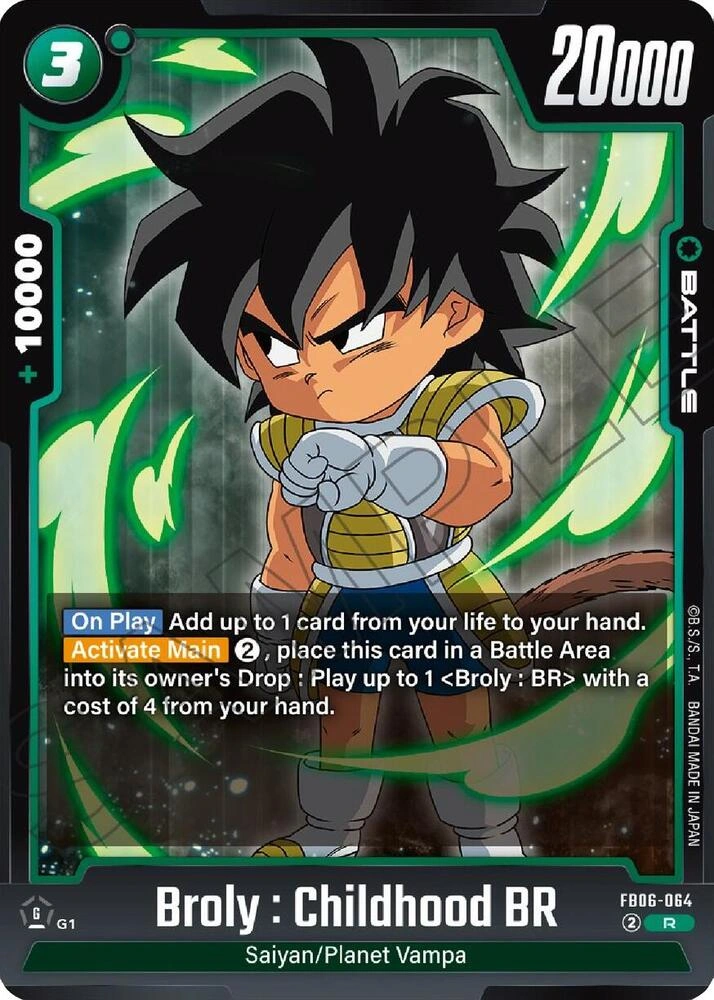 Broly : Childhood BR Holofoil