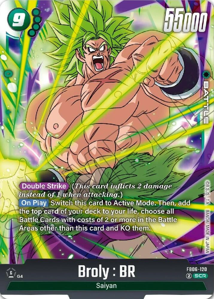 Broly : BR - FB06-120 Holofoil