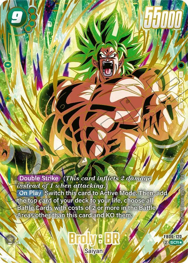 Broly : BR - FB06-120 (Alternate Art) Holofoil