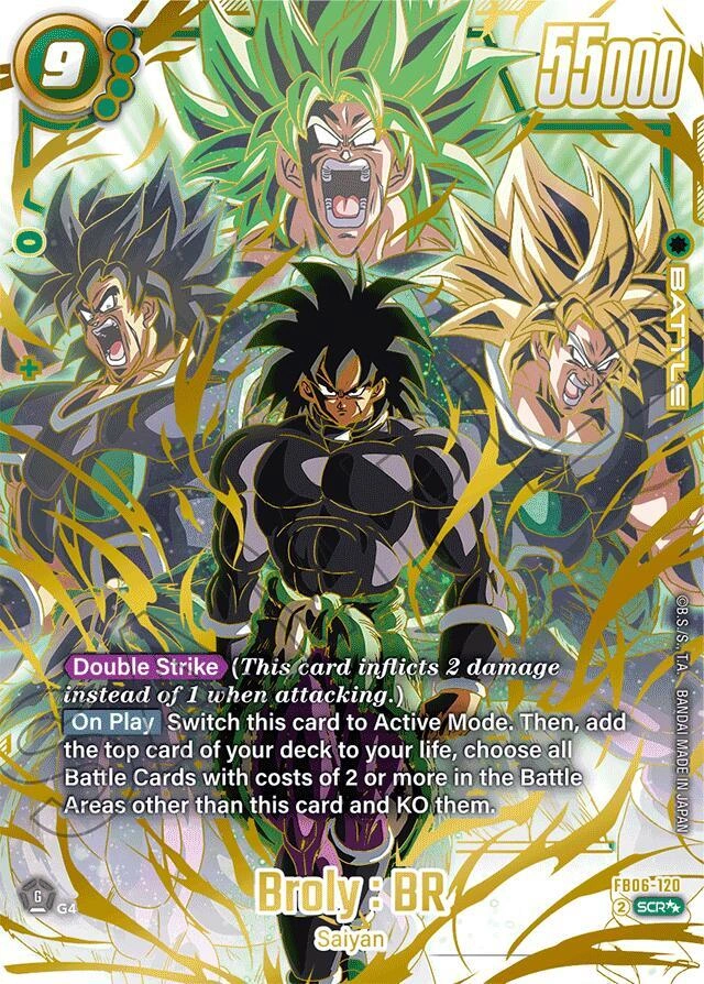 Broly : BR - FB06-120 (Super Alternate Art) Holofoil