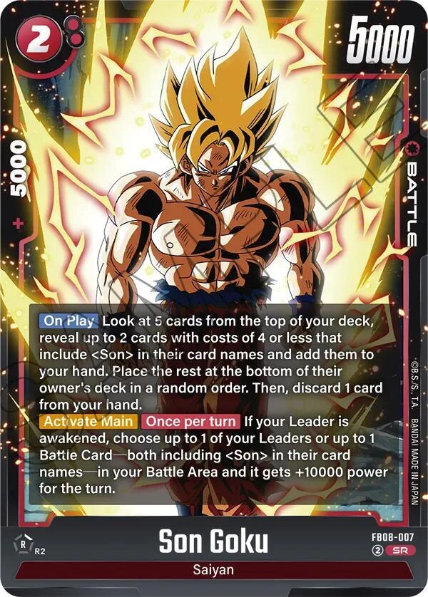 Son Goku - FB08-007 Holofoil
