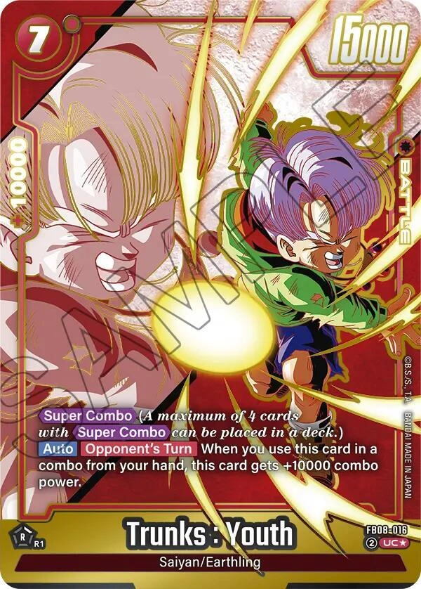 Trunks : Youth - FB08-016 (Alternate Art) Holofoil