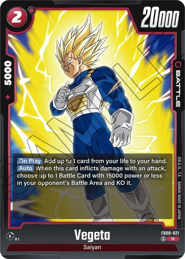 Vegeta - FB08-021 Holofoil