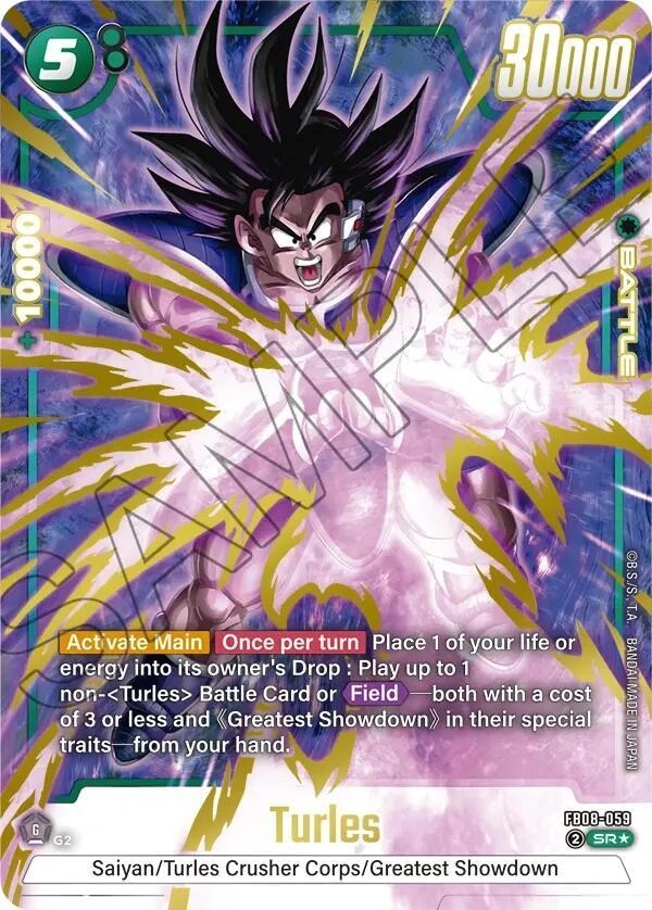 Turles - FB08-059 (Alternate Art) Holofoil