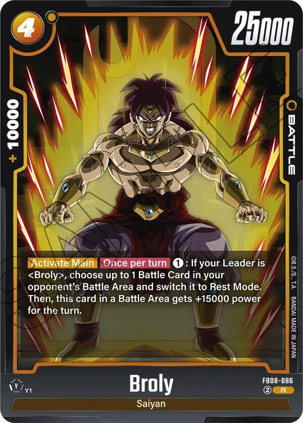 Broly - FB08-086 Holofoil