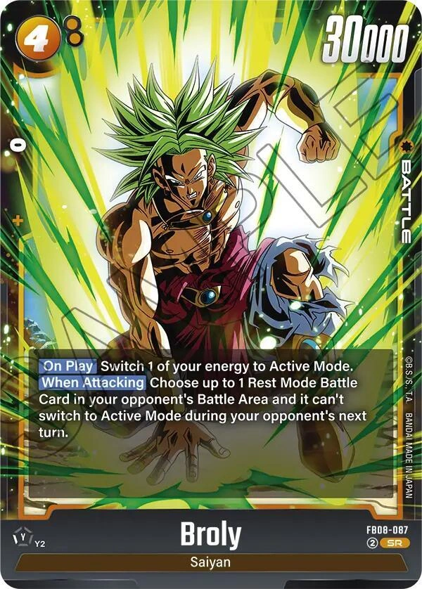 Broly - FB08-087 Holofoil
