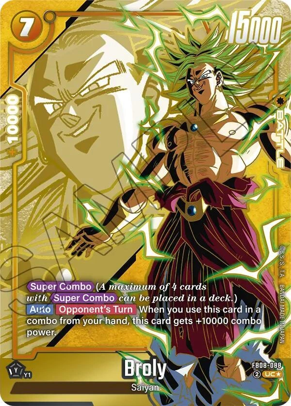 Broly - FB08-088 (Alternate Art) Holofoil