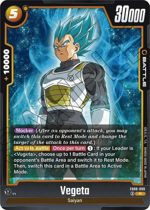 Vegeta - FB08-090 Holofoil