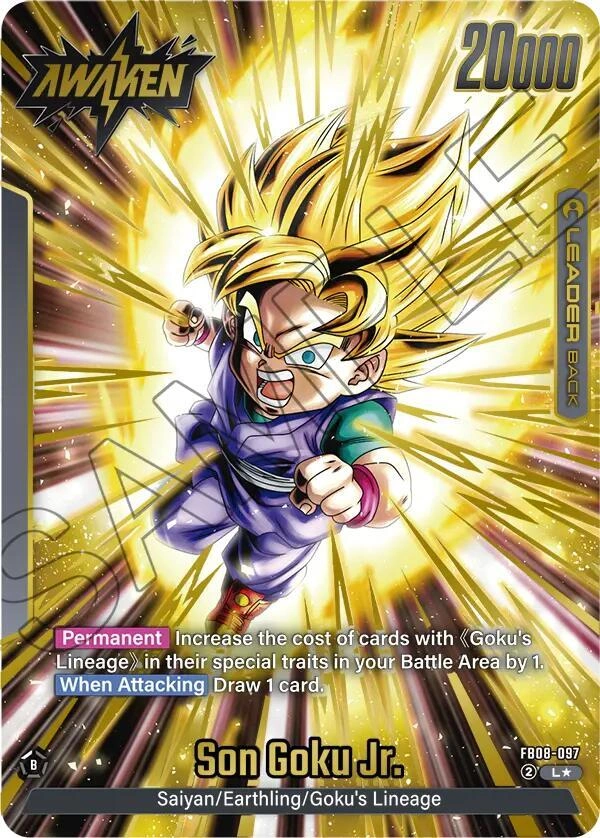Son Goku Jr. - FB08-097 (Alternate Art) Holofoil