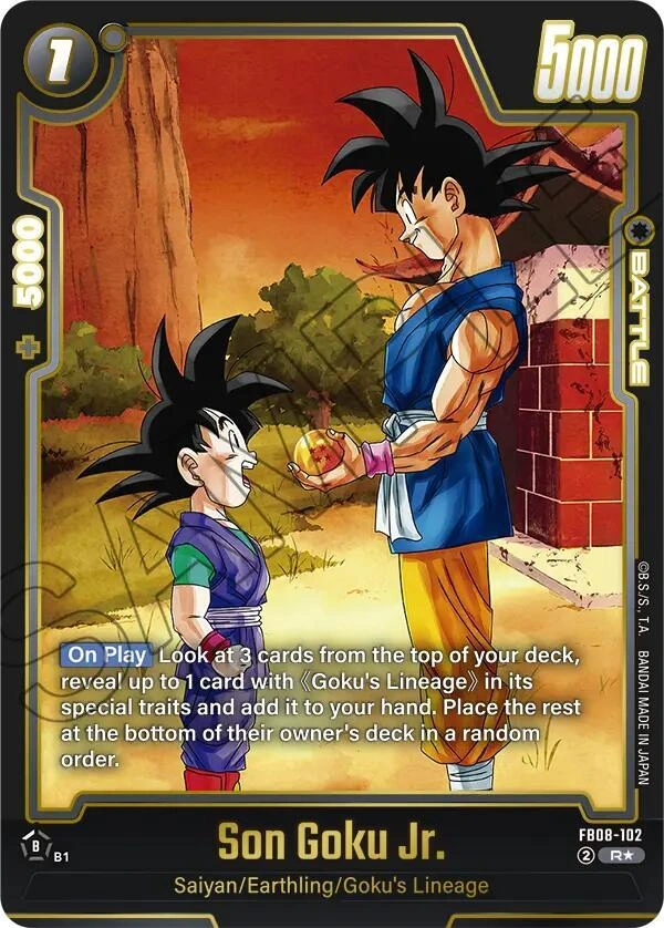Son Goku Jr. - FB08-102 (Alternate Art) Holofoil