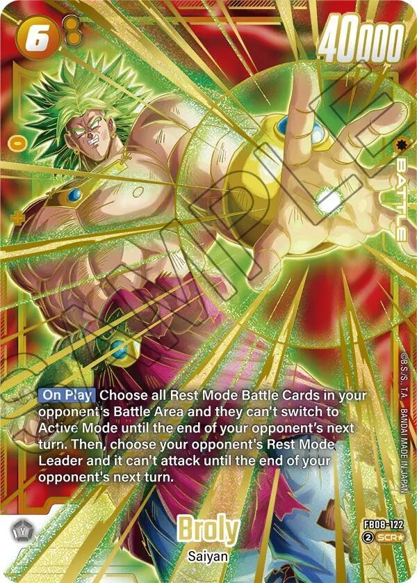Broly - FB08-122 (Alternate Art) Holofoil