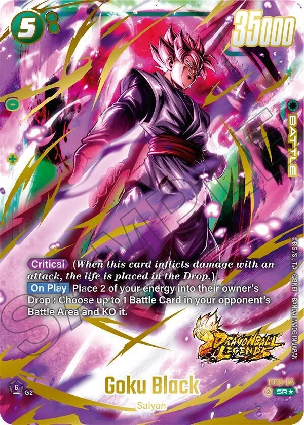 Goku Black (Bonus Pack Alternate Art) Holofoil