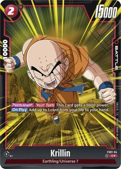 Krillin (Bonus Pack Alternate Art) Holofoil FS01-04