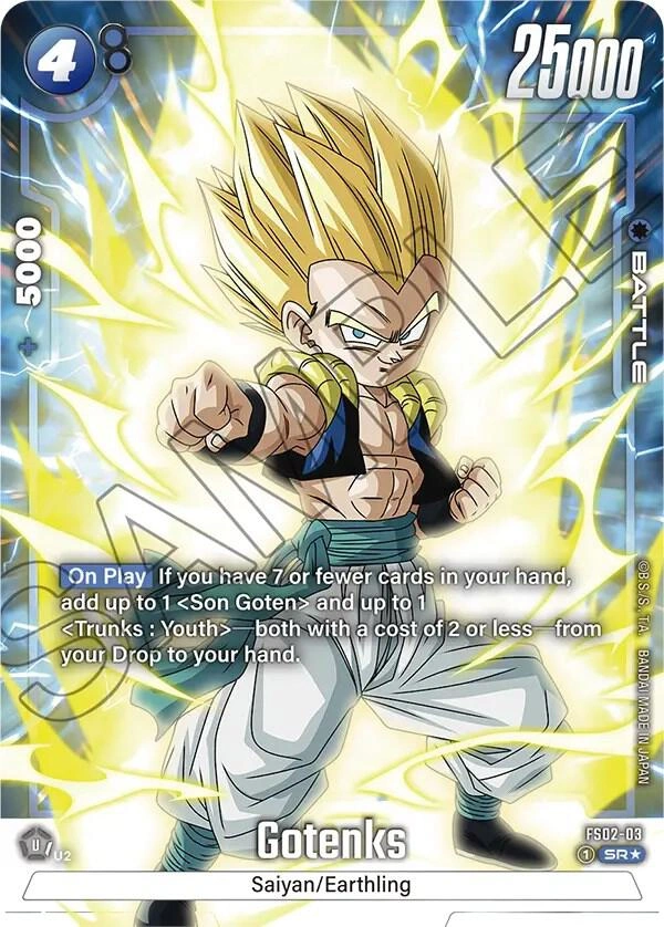 Gotenks - FS02-03 (Bonus Pack Alternate Art) Holofoil