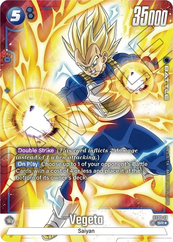 Vegeta - FS02-13 (Bonus Pack Alternate Art) Holofoil