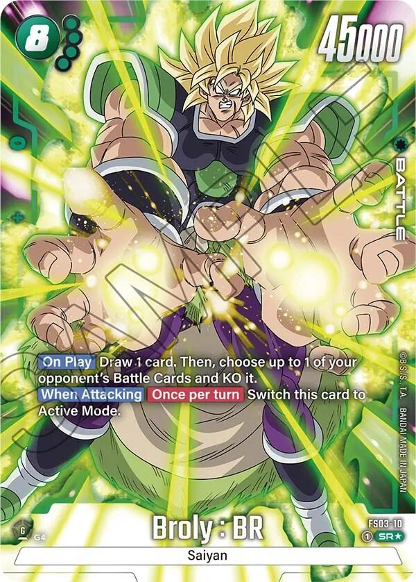 Broly : BR (Bonus Pack Alternate Art) Holofoil