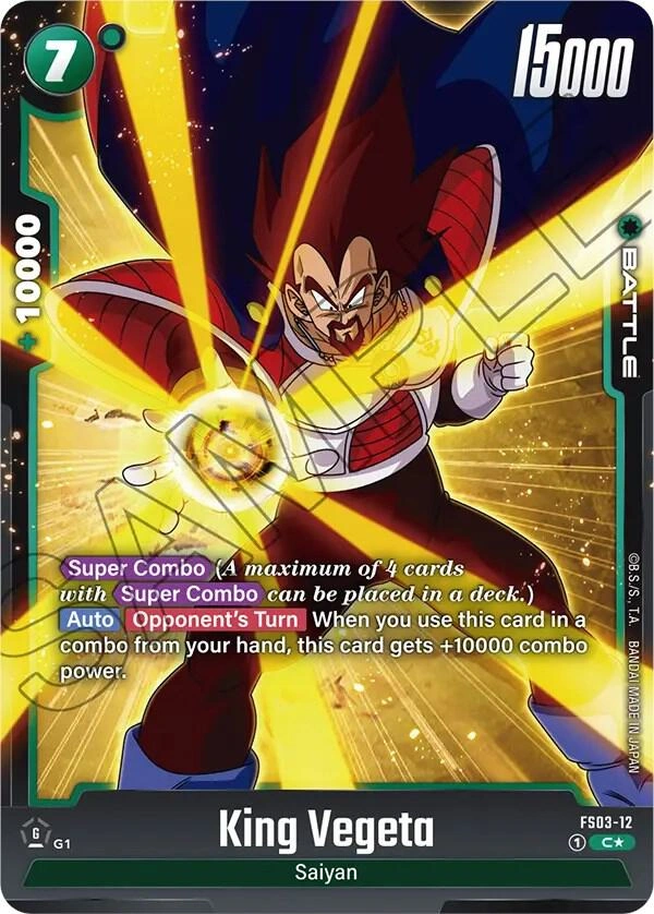 King Vegeta (Bonus Pack Alternate Art) Holofoil