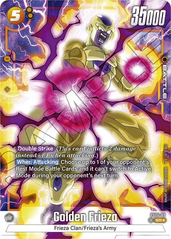 Golden Frieza (Bonus Pack Alternate Art) Holofoil