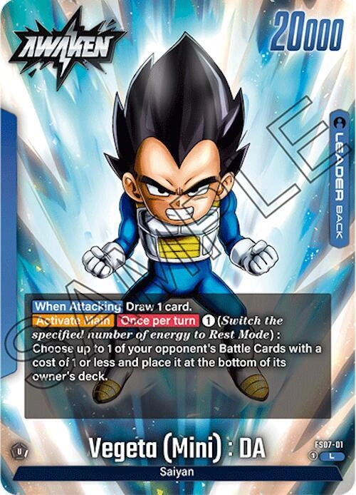 Vegeta (Mini) : DA Holofoil