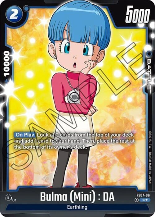 Bulma (Mini) : DA (Bonus Pack Alternate Art) Holofoil